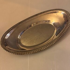 Silver Plated Oval Bread Tray